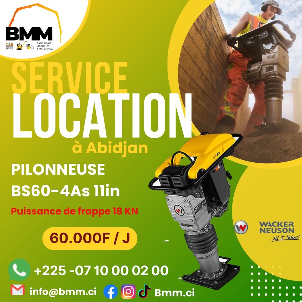 LOCATION /PILONNEUSE BS60-4AS 11 IN LOXAN