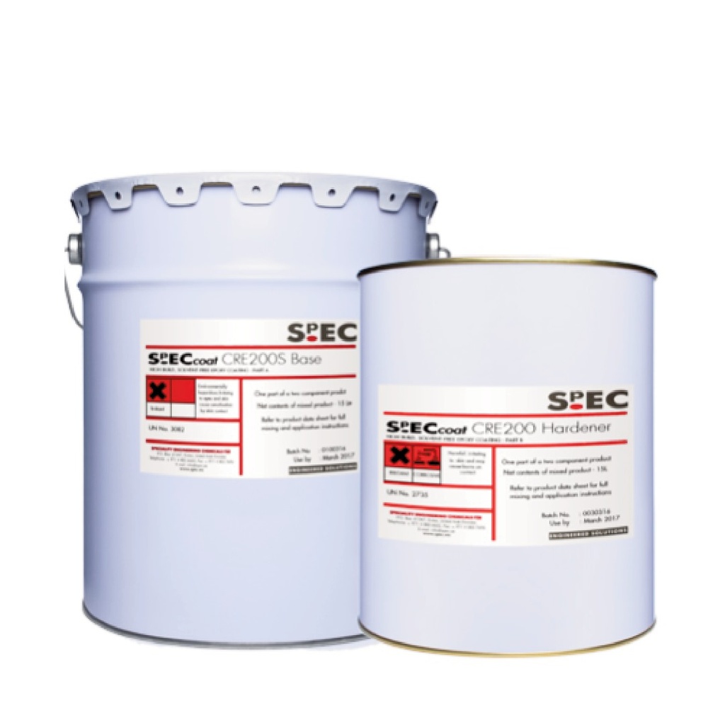 SpECcoat CRE200 Base + Hardener (BLACK)
